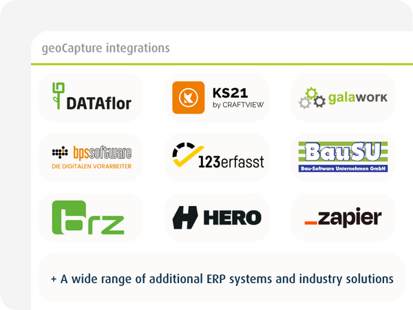 Overview of geoCapture integrations