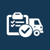 Truck icon with checklist
