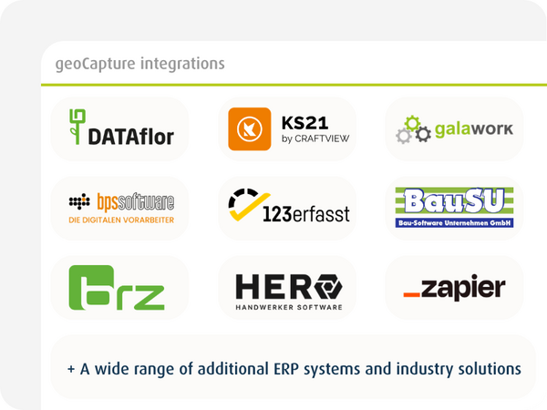 Overview of geoCapture integrations