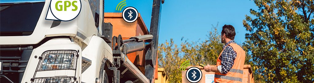 [Translate to English:] Ortung von Containern