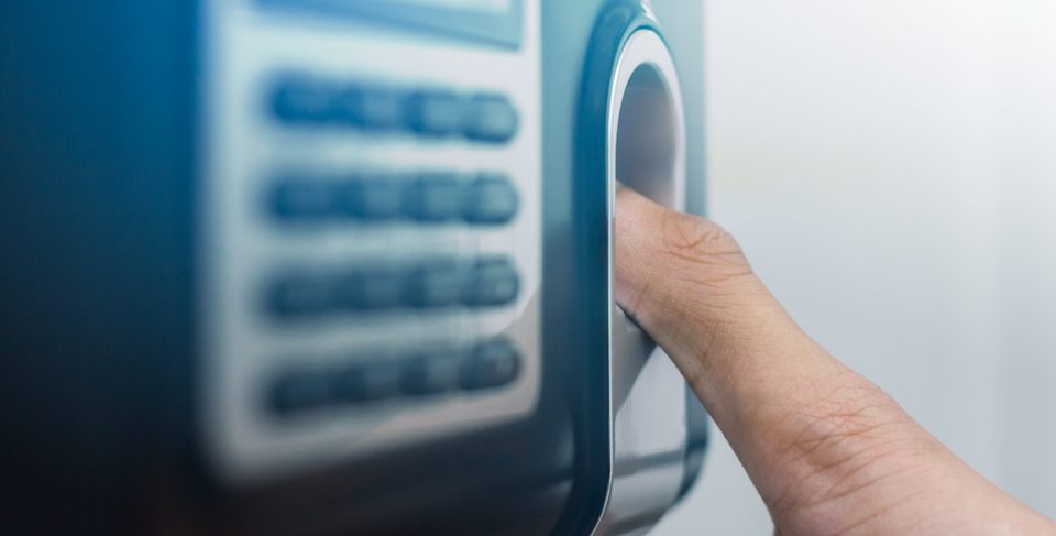 Time tracking via fingerprint causes a high error rate