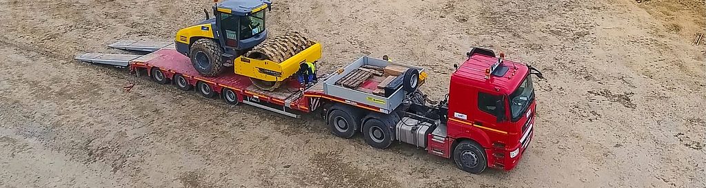 Simple planning of construction machine transports