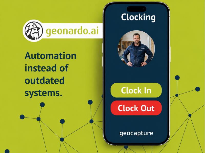 geonardo.ai in use at geoCapture in time recording